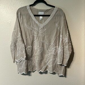 NWOT Alfred Dunner Women's Top